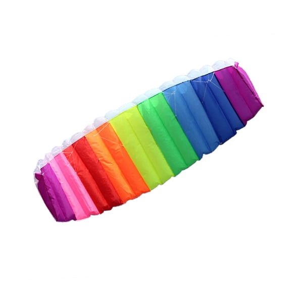 Stunt Kite Rainbow Flying Games Outdoor Toys for Kids Surfing Line Education and Activities