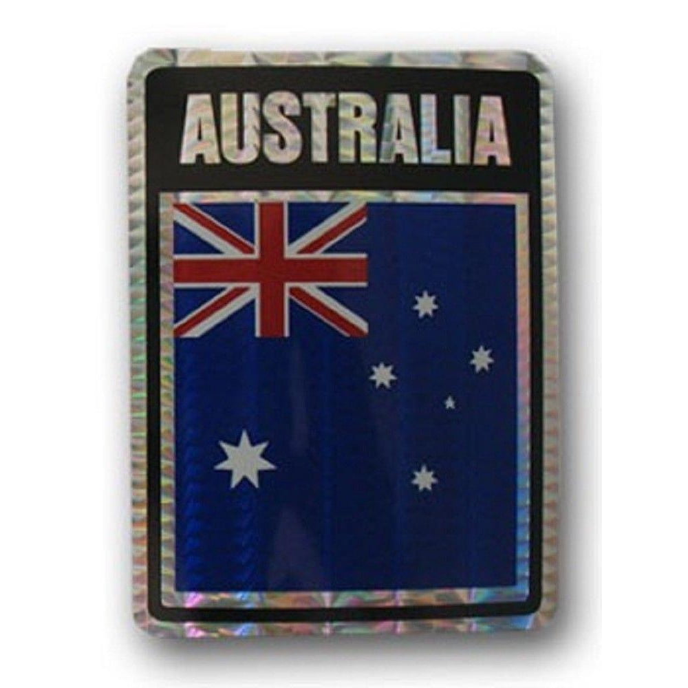 Australia Country Flag Reflective Decal Bumper Sticker