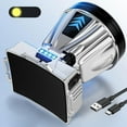 thumbnail image 2 of Super Bright Rechargeable High Power Headlamp, Outdoor LED Spotlight Waterproof with Power Display and Power Bank Function, 2 of 10