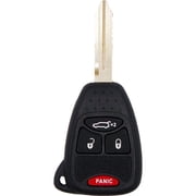 Car Keys Express Chrysler Dodge Jeep Simple Key, 4 Button Remote Combo with Trunk Release