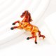 thumbnail image 5 of Broche de caballo estilo esmalte, diseño de línea suave, pin de animal con borde metálico, insignia de solapa para traje ligero, 5 of 7