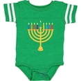 thumbnail image 3 of Inktastic Hanukkah Menorah Candles Boys or Girls Baby Bodysuit, 3 of 5