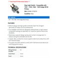thumbnail image 2 of Stop Light Switch - Compatible with 1957 - 1959, 1968 - 1969 Dodge W100 Pickup 1958, 2 of 2