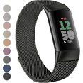 thumbnail image 1 of MYKOMI pour Fitbit Charge 6 Bracelets Femmes Hommes, Bracelet en Maille Métallique en Acier Inoxydable avec Boucle Réglable de Remplacement Compatible avec Fitbit Charge 6 Tracker D\'entraînement Physique, 1 of 8