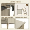 thumbnail image 6 of Bestier Farmhouse Nightstand Set of 2 with 3 Drawers, Wood Bedside Table Night Stand with Charging Station, Sofa Side End Table for Bedroom, Living Room, Oak, 6 of 12
