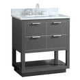 thumbnail image 3 of Avanity ALLIE-VS31-TGS-WQ Allie 31" Free Standing Single Basin Vanity Set - Grey, 3 of 6