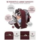 thumbnail image 5 of Mochila de viaje LOVEVOOK Large 40L impermeable para mujeres y hombres, 5 of 9