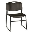 thumbnail image 3 of Heavy Duty Plastic Stacking Chair w/ Black Seat & Black Frame, 3 of 5