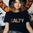 thumbnail image 3 of Salty Like Normal Saline T-Shirt for Women, Funny Nurse Graphic Tee, Light Pink, Size XL, 3 of 6