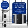 Aerolite 17x10x9” United Airlines Maximum Size Backpack EcoFriendly