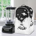 thumbnail image 5 of HELLHERO Handle Food Processor Cover Planet Coffee Pattern Design for Reusable Polyester Keep Clean, 5 of 6