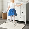 thumbnail image 4 of 7'' Tall Acrylic Toilet Stool, Modern Non-Slip Potty Stool for All Ages, Men & Women, Squatting Toilet Stool for Bathroom, Toilet Step Stool Foot Rest Stool, 4 of 8
