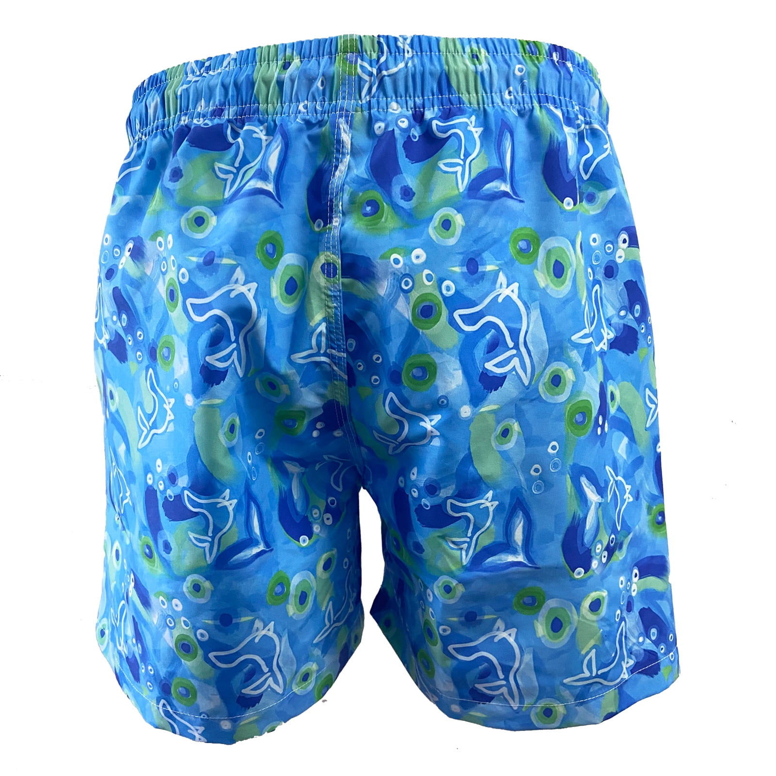 100% Soft Quick Dry Fabric Men Elastic Waist Swim Trunk Bathing Shorts No Lining Running Shorts