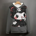 thumbnail image 6 of KUROMI Hoodie with Pocket Anime for Men Women Couple Gift, 6 of 7