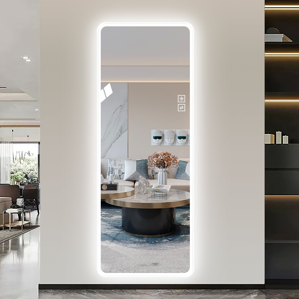 LAIYA Large Size Full Body Mirror With Lights Wall Mounted Vanity