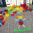 thumbnail image 5 of Bloques de construcción huecos transparentes de seis colores y seis líneas de matemáticas, juguetes educativos para la primera infancia, material didáctico de ciencias, 180 piezas, 5 of 5