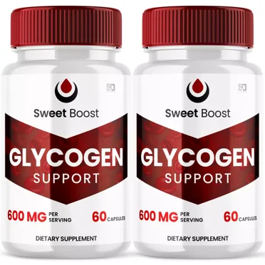 Sweet Boost Advanced Blood Support Formula, Extra Strength Glycogen Supplement 120 Capsules