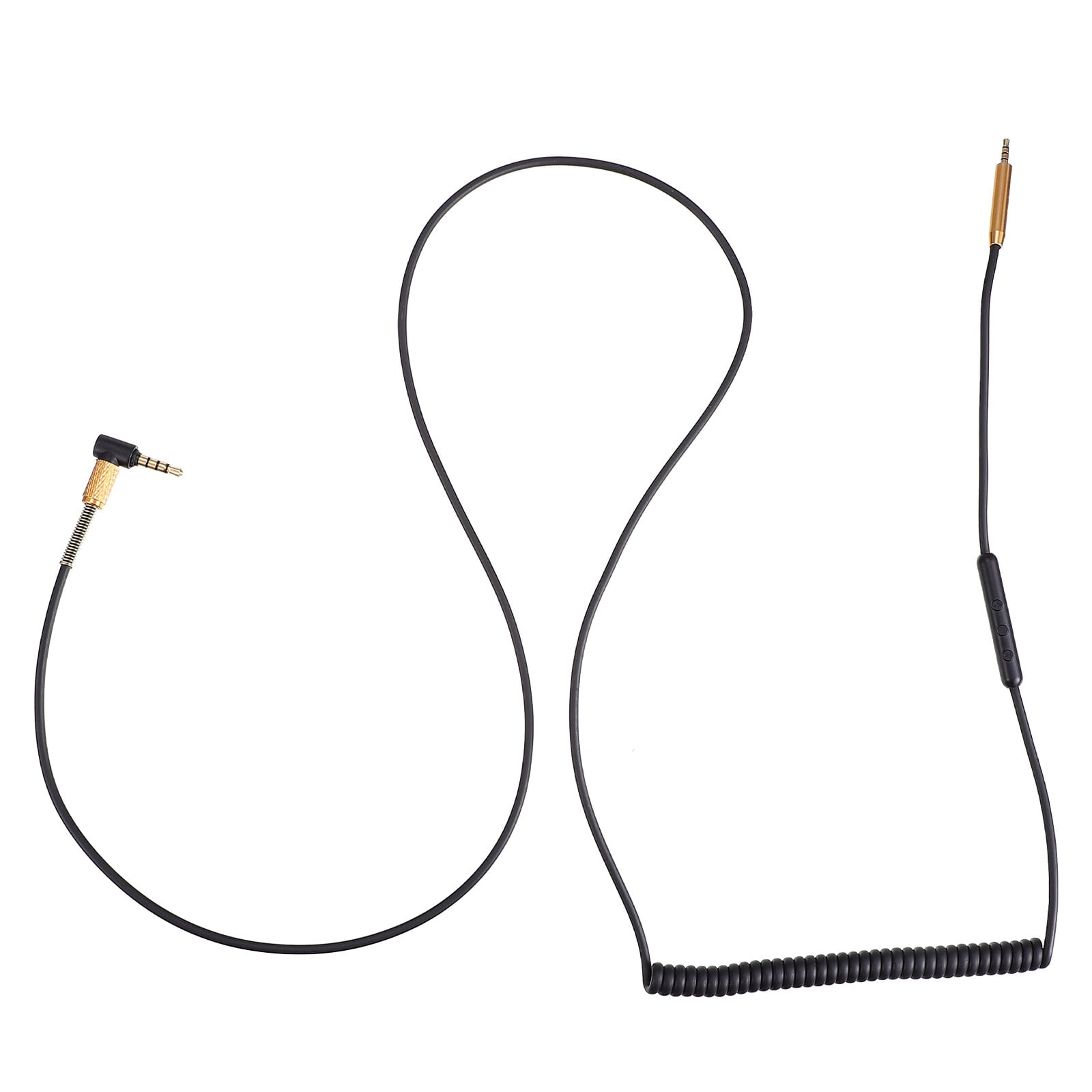 Headphone Audio Cable Wired Control Spring Wire Compatible For QC25