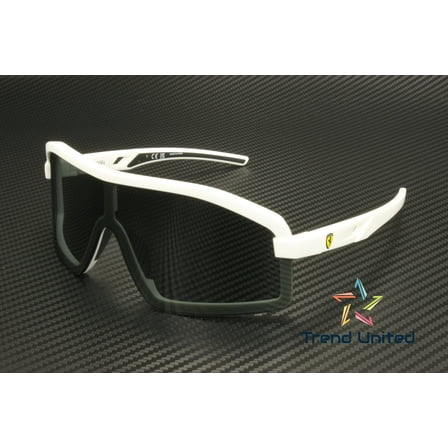FERRARI SCUDERIA FZ6010U 515 87 Matte White Grey 43 mm Men's Sunglasses