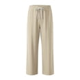 thumbnail image 3 of Men's Casual Blend Trousers for Everyday Wear with Relaxed Fit and Breathable Lightweight Comfort Pure Color Woven Trousers Style for Spring and Autumn, 3 of 5
