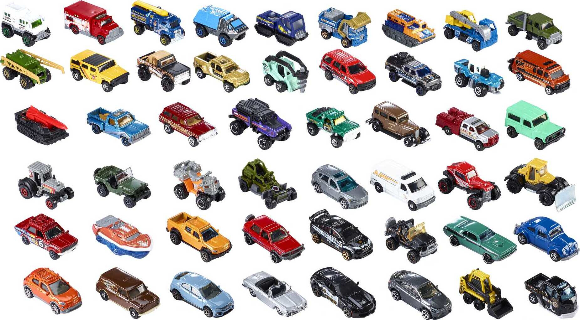 Matchbox Set Of 50 Die Cast Toy Cars Or Trucks In 1 64 Scale Styles 