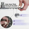 thumbnail image 3 of Ultra Thin 12"Chrome LED Shower Head Rainfall Adjustable Square Overhead Spray, 3 of 8