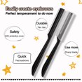 thumbnail image 5 of 10Pcs Exfoliating Dermaplaning Tool Face Razor and Eyebrow Razors Eyebrow Razors Multipurpose For Women Man With Precision Cover,Black, 5 of 7