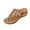 Brown, variant on Wensltd Women's Wedge Sandals Casual Outdoor Wear Comfortable Stylish Design Lightweight Chunky Sole Sandals for Summer