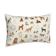 thumbnail image 2 of Junzan Dogs Funny Pets Pillow Cases Standard Size, With Envelope Closure Bed Pillow Cases,14"X20" Inches, 2 of 9