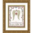 thumbnail image 1 of Shamp, Cindy 19x24 Gold Ornate Wood Framed with Double Matting Museum Art Print Titled - Angels Gather, 1 of 4
