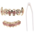 thumbnail image 2 of Teeth Gold Teeth Brace Set Metal Teeth Decoration Jewelry For  Party Hip Hop Show, 2 of 8