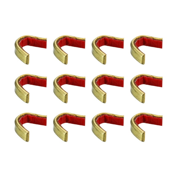 Uxcell Bow String Nock Points Brass Nocks Buckle Clip Archery Accessories for Recurve and Compound Bow, 12 Pack