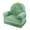 Green, variant on Plush Foldable Kids Sofa Backrest Armchair 2 in 1 Foldable Children Sofa for Living Room Bedroom