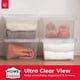 thumbnail image 5 of Caja de Almacenamiento Transparente, Bin Apilable de Plástico Libre de con Tapa, Paquete de 4, Ideal para Zapatos, Estantes de Armario, Aulas y Juegos, 5 of 8