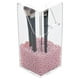 thumbnail image 5 of Copa de cepillo de maquillaje con tapa acrílica Case de pluma Organizador Soporte de lápiz de lápiz, 5 of 5