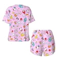 thumbnail image 5 of Lsque Sanrio Women's Short-Sleeved Pajama Set - 2 Piece Soft and Lightweight Sleepwear Set-XX-Large, 5 of 9