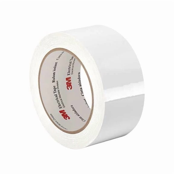 3m Elec Tape,216 ft Lx2 in W,2.5 mil,White 3M 1350 2" x 72 yds White