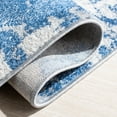 thumbnail image 5 of SAFAVIEH Jasper Alvina Abstract Overdyed Runner Rug, Blue/Ivory, 2' x 12', 5 of 8