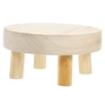thumbnail image 1 of SHISUYAN 1Set Rustic Wood Stool with Simple Design for Friends and Family Gift Item, 1 of 7