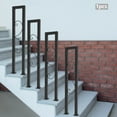 thumbnail image 5 of U-Shaped Stair Handrail - Durable Iron with Stylish Black Finish, Easy Installation, Safe for Seniors & Kids, Modern Home Decor, Indoor & Outdoor Use, 5 of 13