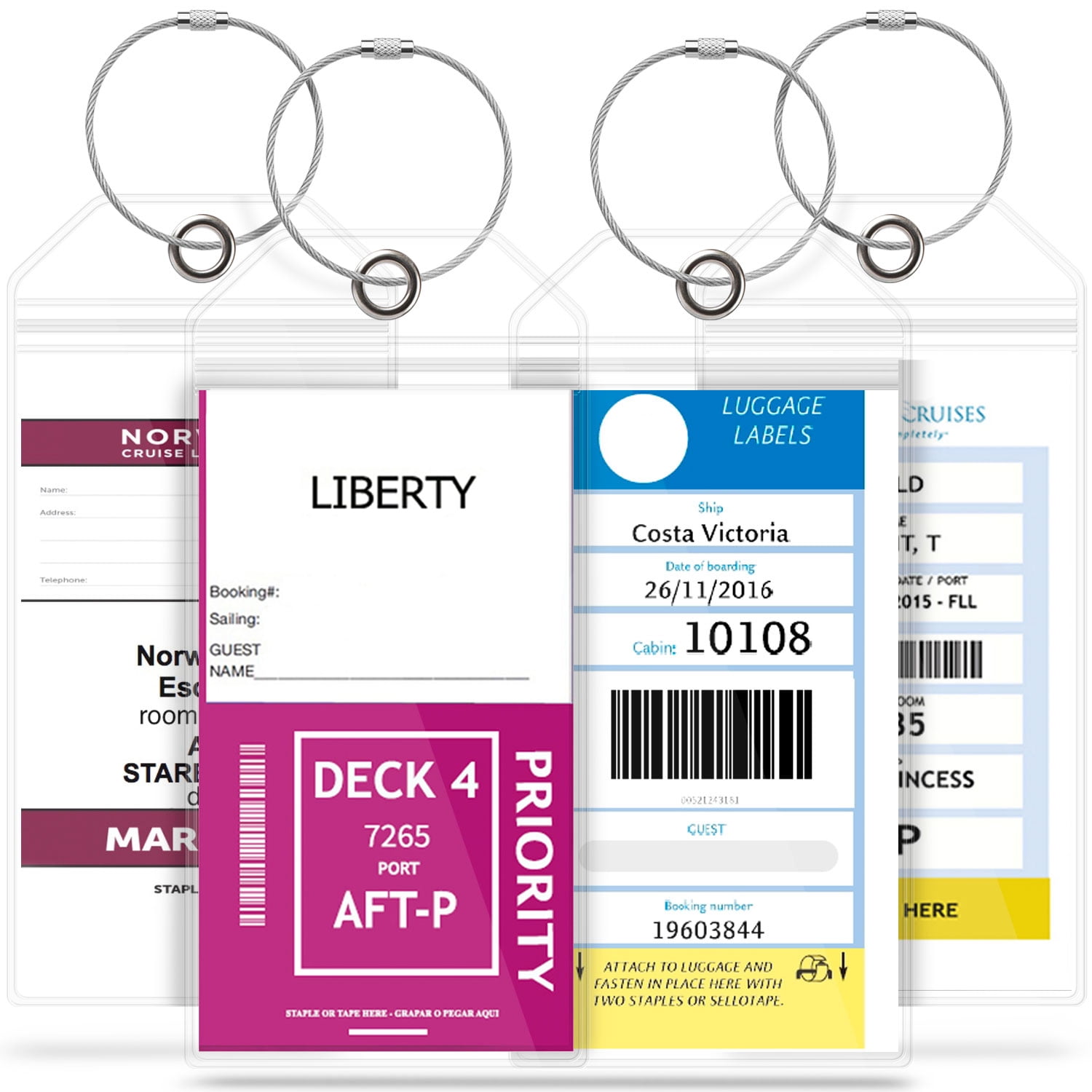 princess cruise luggage tags