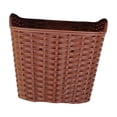 thumbnail image 4 of funtasica Bike Front Basket, Bike Basket Easy to Install Removable Retro Handlebar Storage Basket for Cycling Accessories Brown, 4 of 8