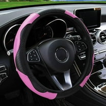 Leather Car Steering Wheel Cover Anti-slip Accessories Universal 38CM Lot N2 ^ё E8Z8