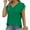 Green, variant on Patlollav Women Tees Under $10,Womens Solid Short Sleeve Tops Drawstrings Summer Trendy 2024 V Neck T Shirts