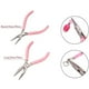 thumbnail image 2 of Alicates de mano DIY para hacer joyas con abalorios, alicates antideslizantes para reparación de abalorios de acero, portátil, 4,5 pulgadas, artesanía, accesorio para el hogar tipo 1 Inevent TO000859-01, 2 of 7