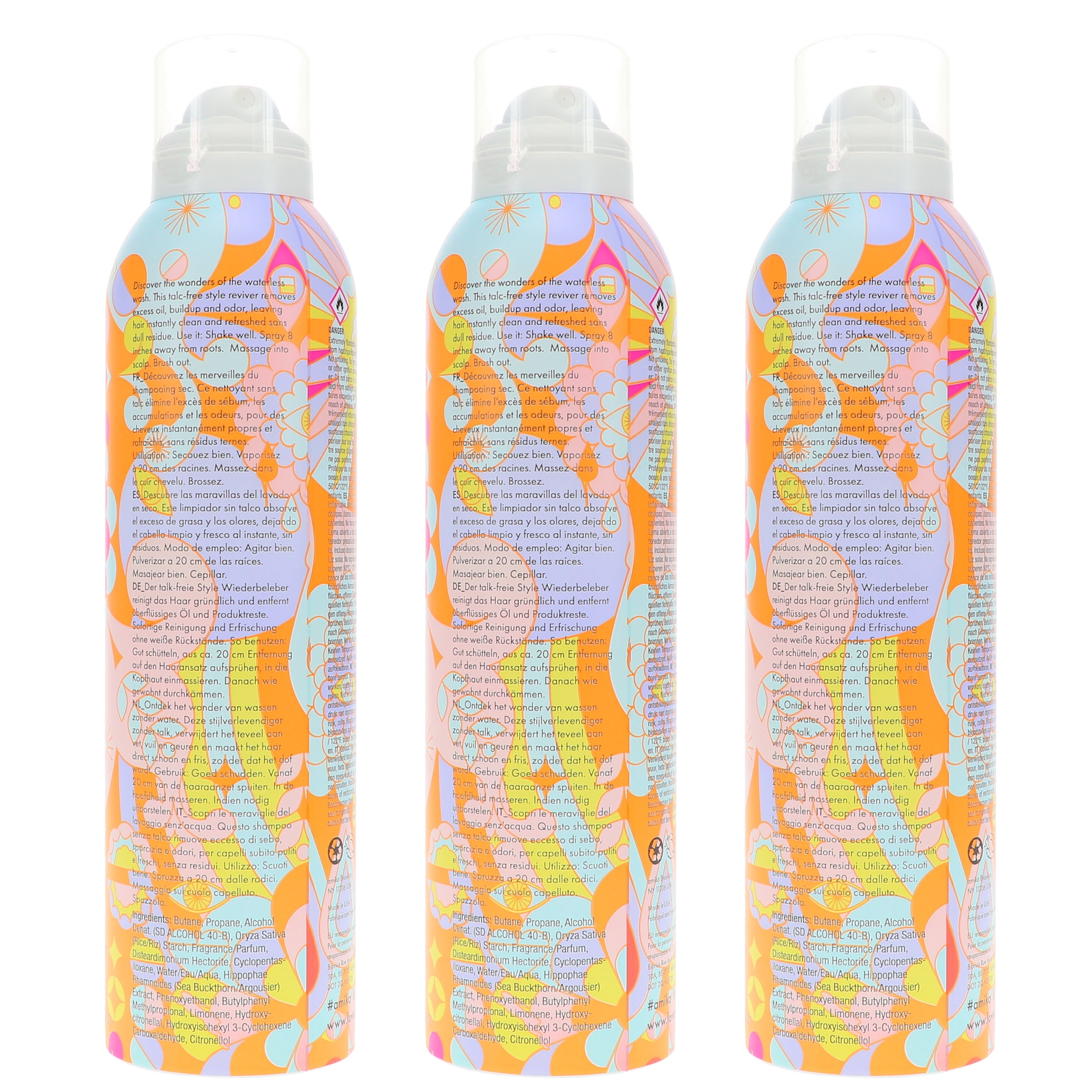 Amika Perk Up Dry Shampoo 5.3 oz 3 Pack