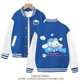 thumbnail image 2 of Sanrios Cinnamoroll Kuromi Pochacco-Chaqueta de uniforme de béisbol estampada para niños, abrigo de manga larga Kawaii, regalo para niños, 2 of 5