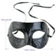 thumbnail image 2 of Máscara veneciana WINOMO para hombre y mujer, disfraz de mascarada, máscara de villano (negra), 2 of 6