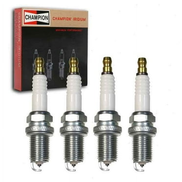 4 pc Champion Iridium Spark Plugs compatible with Mitsubishi Lancer 2.0L L4 2008-2017
