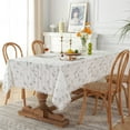 thumbnail image 2 of High Quality Washable Cotton Wrinkle Free Tablecloth with Tassel, 2 of 5